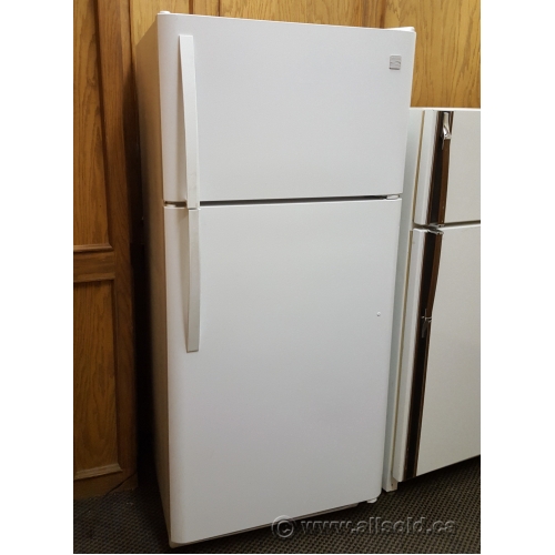 Kenmore White 18 cu ft Top Freezer Refrigerator Fridge Allsold.ca